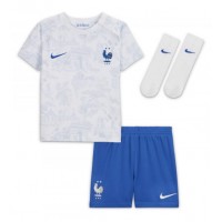Frankrike Adrien Rabiot #14 Bortaställ Barn VM 2022 Korta ärmar (+ Korta byxor)